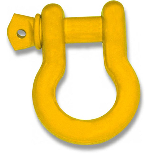 3/4 inch Jeep D-Shackle - OLD MAN EMU YELLOW Powdercoated (SINGLE) (4X4 RECOVERY)