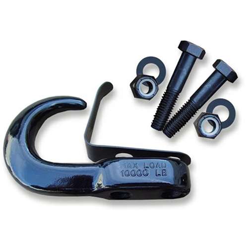 HD TOW HOOKS (Black) - PAIR (OFF-ROAD RECOVERY)