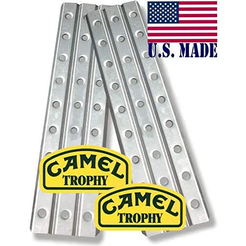 Camel Trophy-Style Sand Ladders (L) - With Jumbo Camel Trophy Decals (OFF-ROAD RECOVERY)