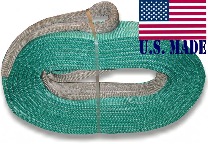 U.S. made MEGA RECOVERY STRAP 3 inch X 30 ft TWO-PLY (OFF-ROAD RECOVERY)
