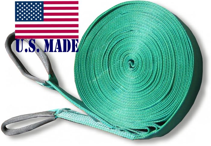 U.S. made XD SNATCH STRAP (4 inch X 30 ft) (OFF-ROAD RECOVERY)