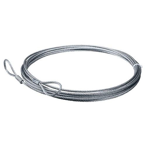 WINCH CABLE Extension - GALVANIZED - 5/16 inch X 25 ft (9,800lb strength) (4X4 VEHICLE RECOVERY)