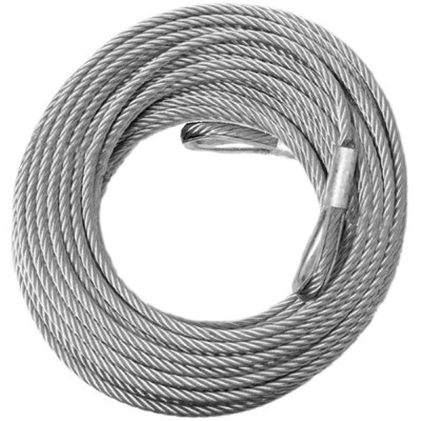 COME-ALONG WINCH Replacement CABLE - 3/8 inch X 100 ft (14,400lb strength) (VEHICLE RECOVERY)
