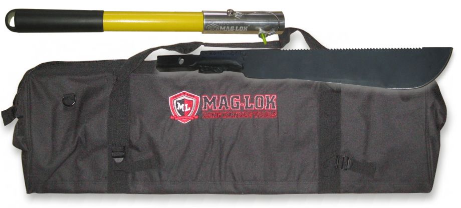 Camper's Mag-Lok Machete/Saw w/ Storage/Carry Bag