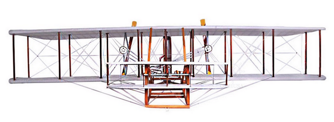 1903 Wright Brothers Flyer Model Aircraft- 1:10 Scale