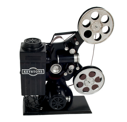 1930's Keystone R-8 Metal 8mm Film Projector Model Replica