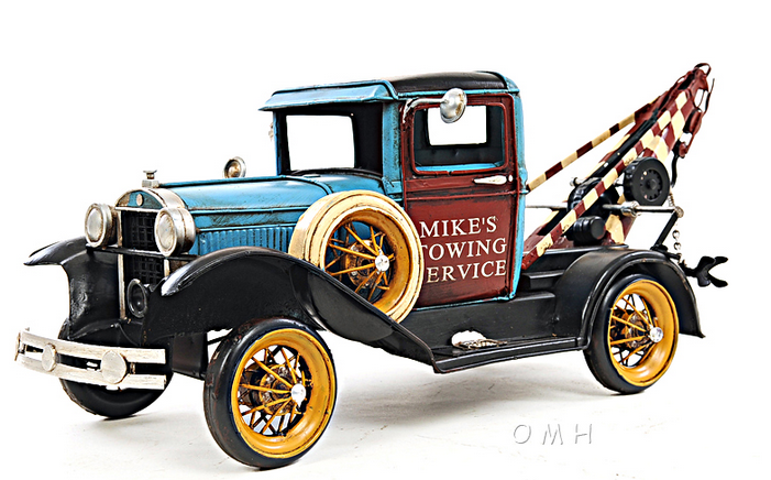 1931 Ford Model A Tow Truck Model- 1:12 Scale