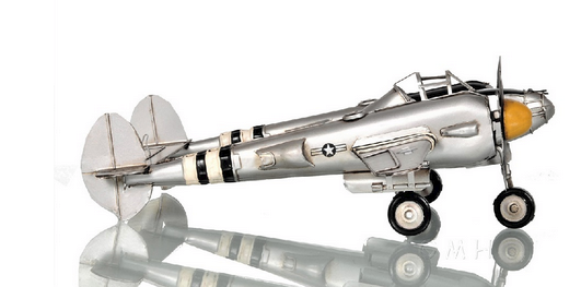 1941 Lockheed P-38 Lightning Fighter Model Plane