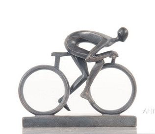 Anne Home - Cyclist Statue
