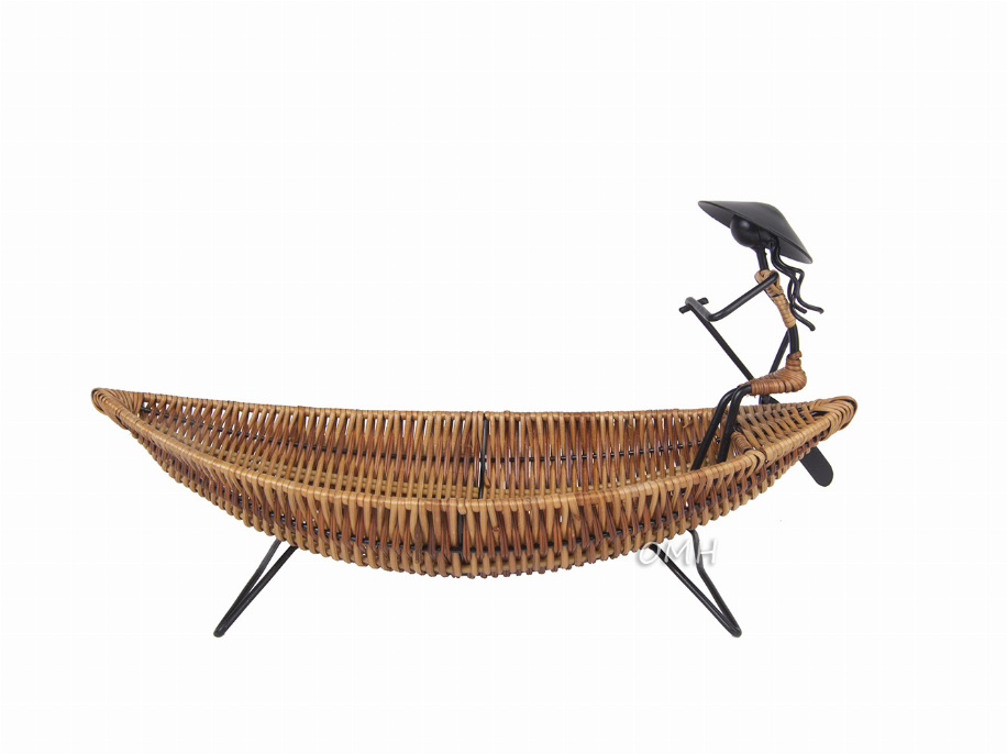 Asian Style Tranquility Boat Basket