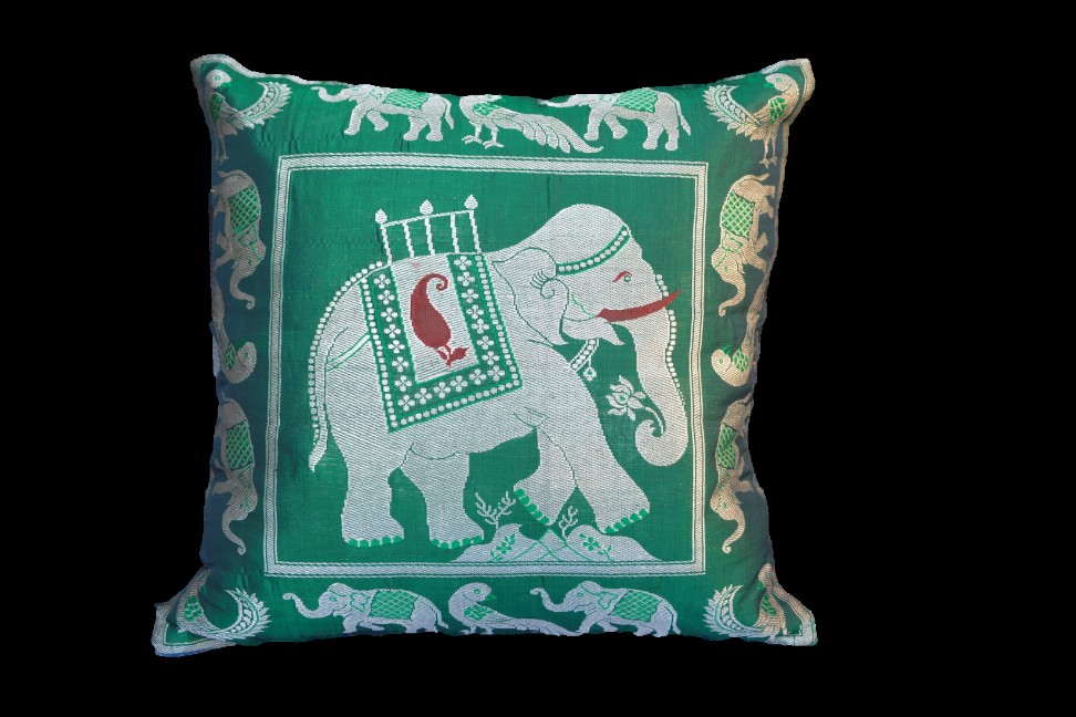 Brocade Silk Decorative Throw Pillow Case - Design1