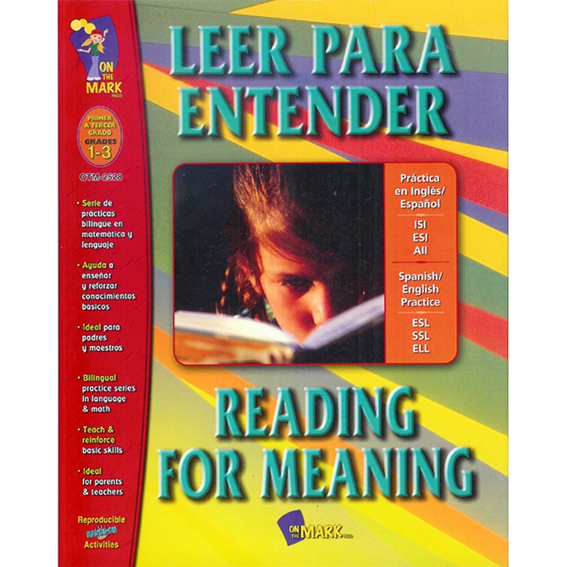 Leer para Entender/Reading for Meaning - A Spanish/English Workbook, Grades 1-3