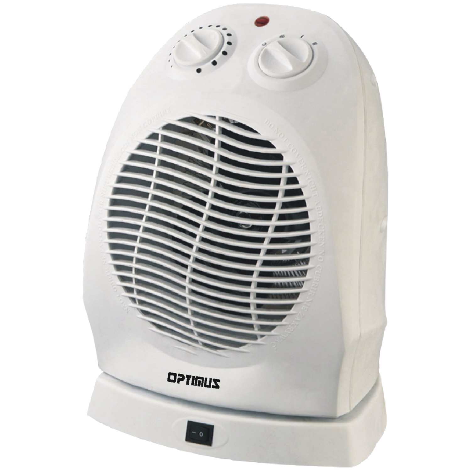 Optimus H1382 Heater Fan Oscillating Thermostat Portable