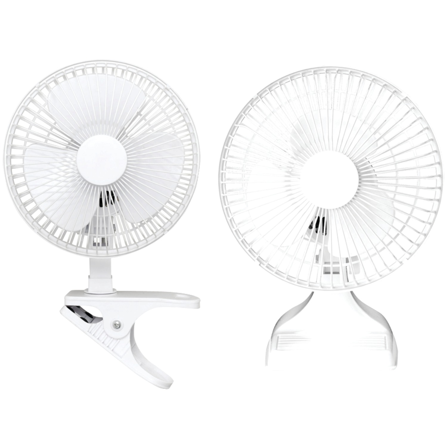 Wht Table Fan 6Inch Convertable Personal Clip