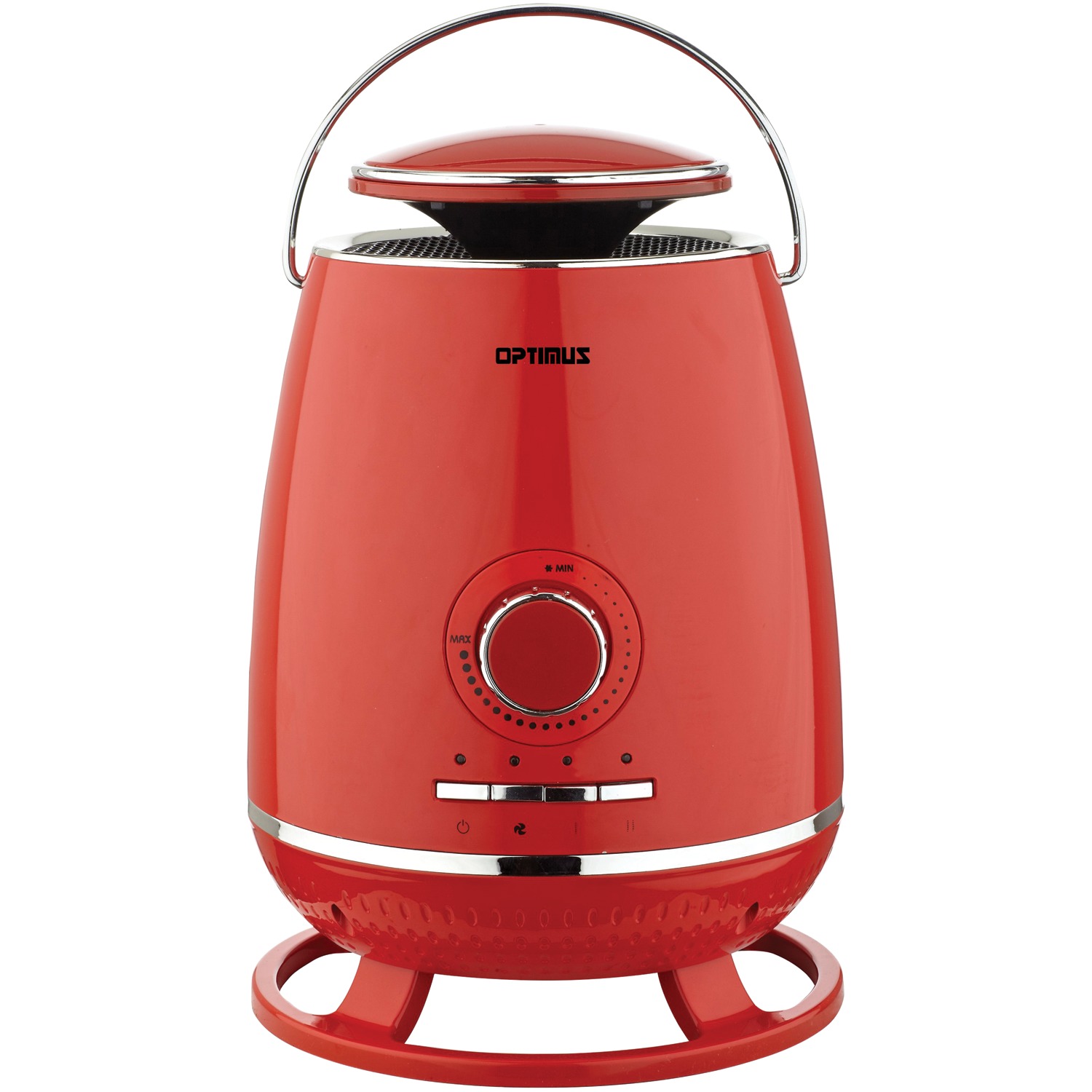 Optimus H7231Rd Red Portable 360 Surround Ceramic Heater