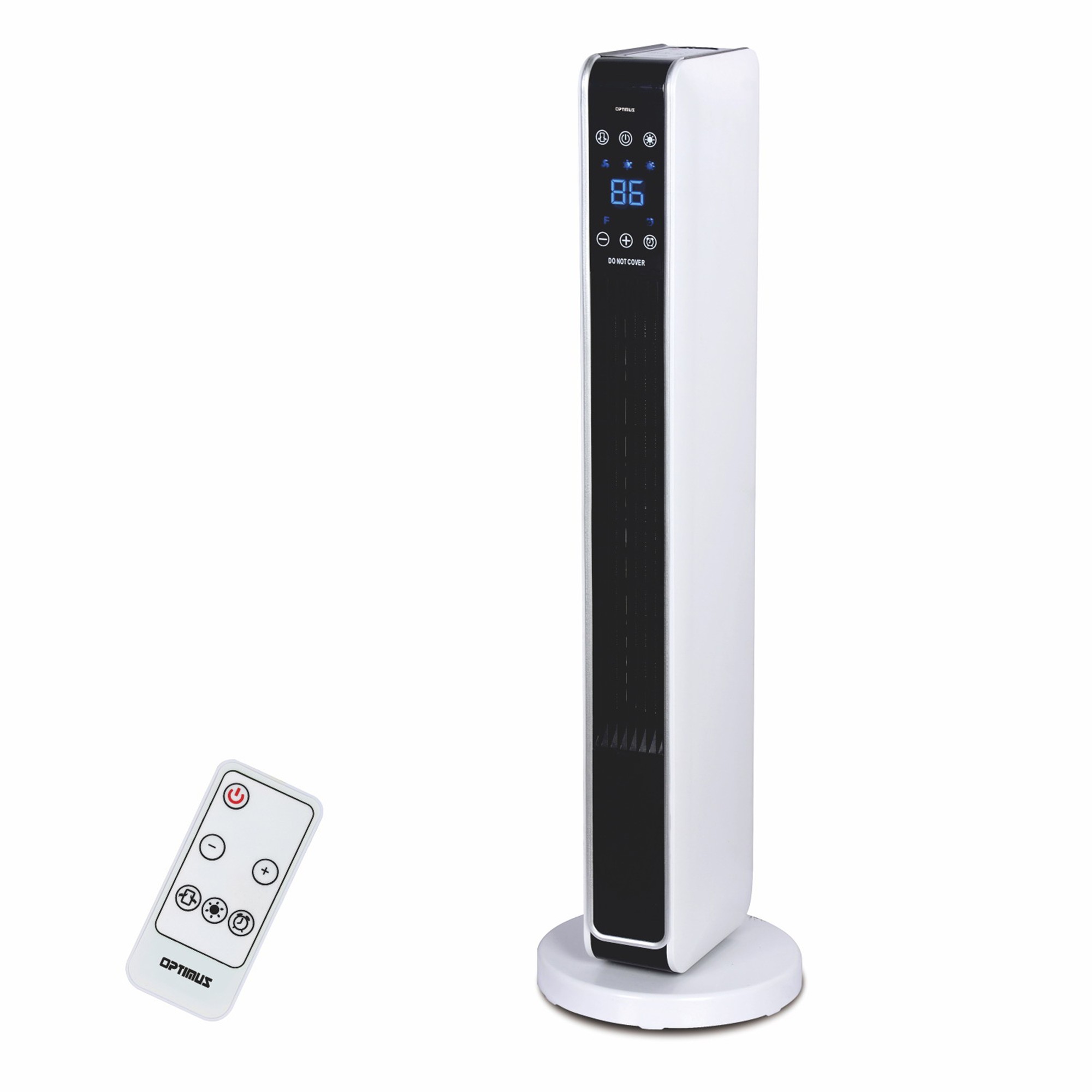 Optimus H7329 29 Inch Oscillating Tower Heater With Remote