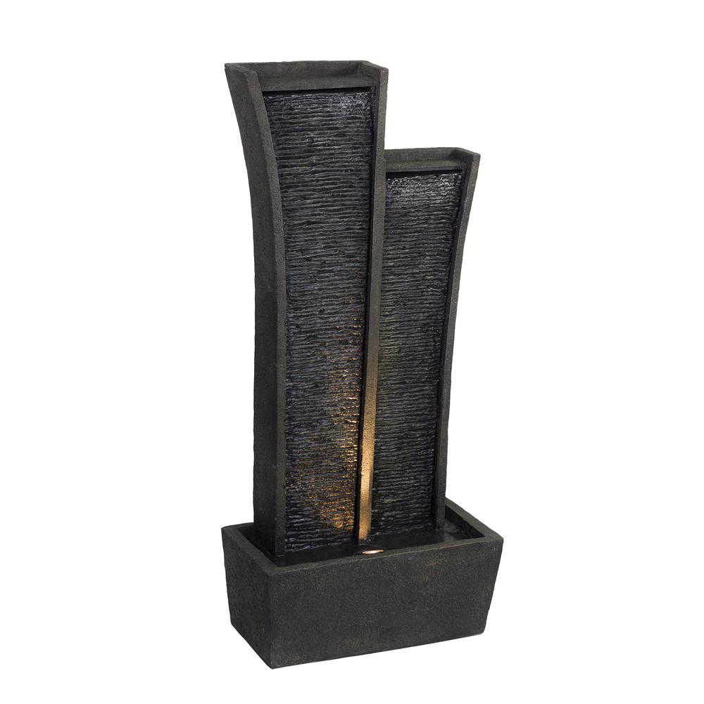 41.50"H Indoor/Outdoor Fountain With Light