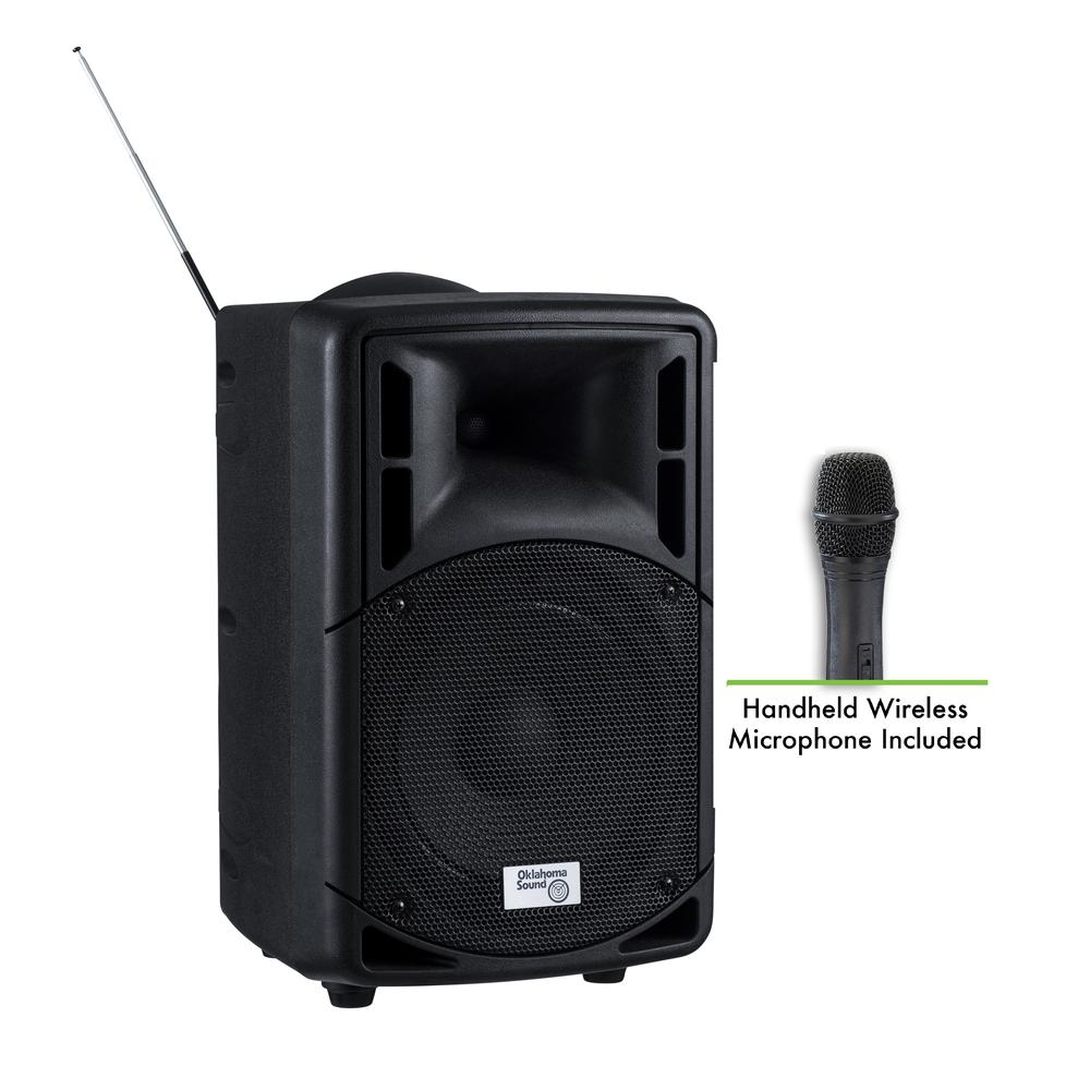 Oklahoma Sound 40 Watt Wireless PA System w/ Wireless Handheld Mic