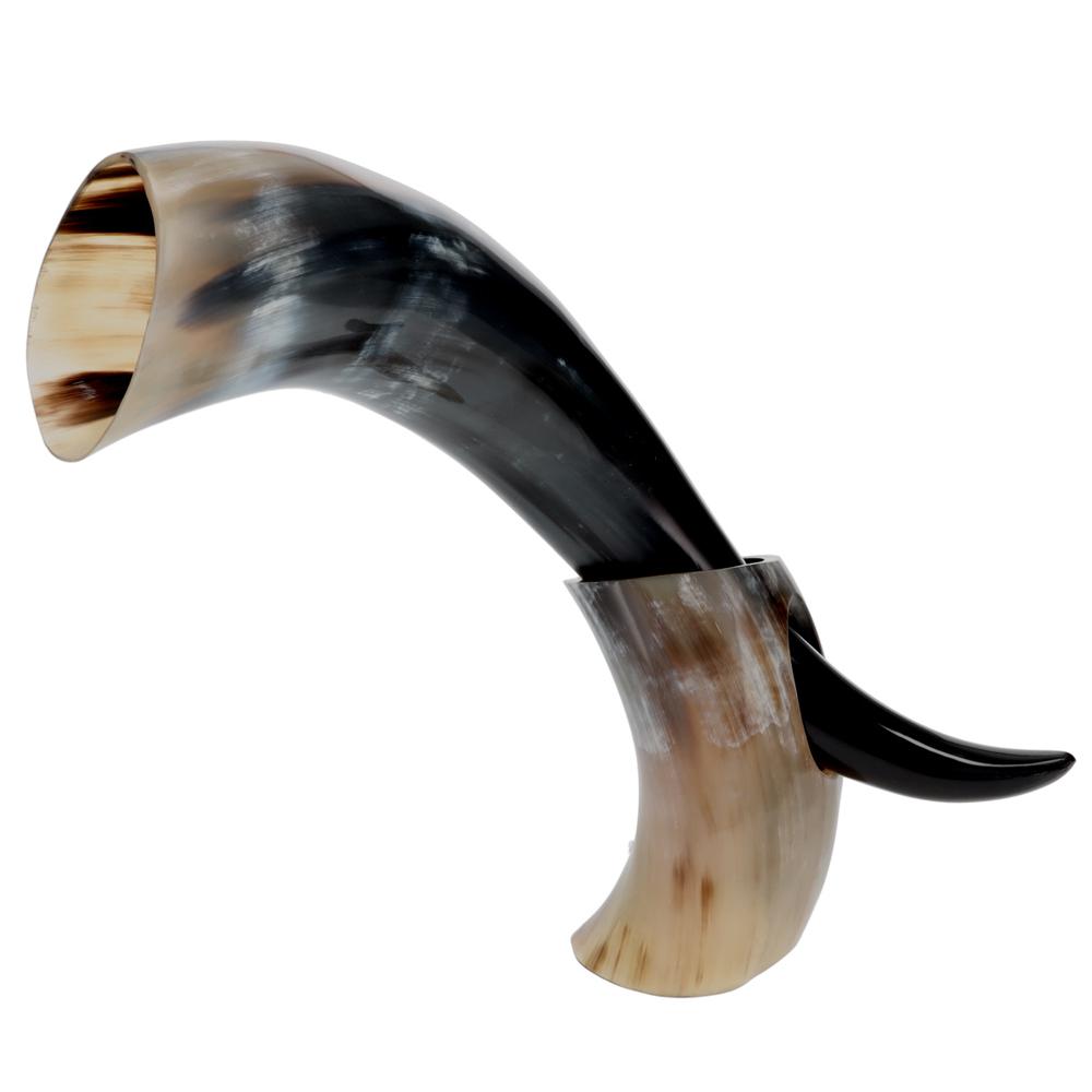 Tankherd bovine horn 20oz. with stand