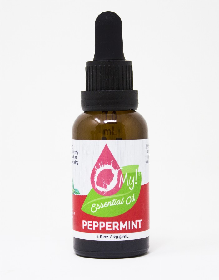O My! 100% Pure Essential Oils - 1oz Bottle with Graduated DropperPeppermint