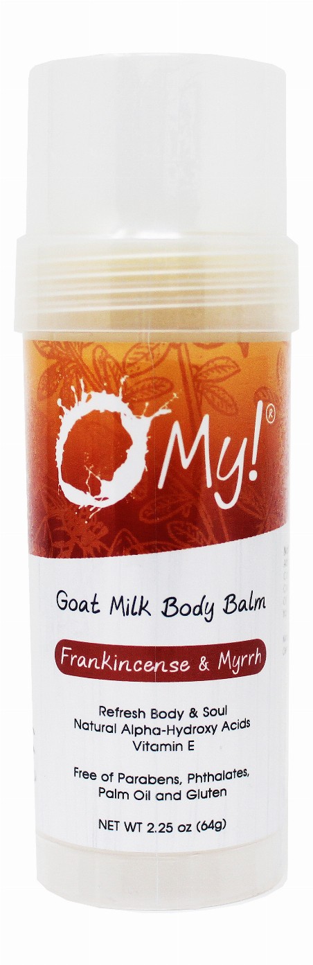 O My! Goat Milk Body Balm - 2.25oz TubeFrankincense & Myrrh