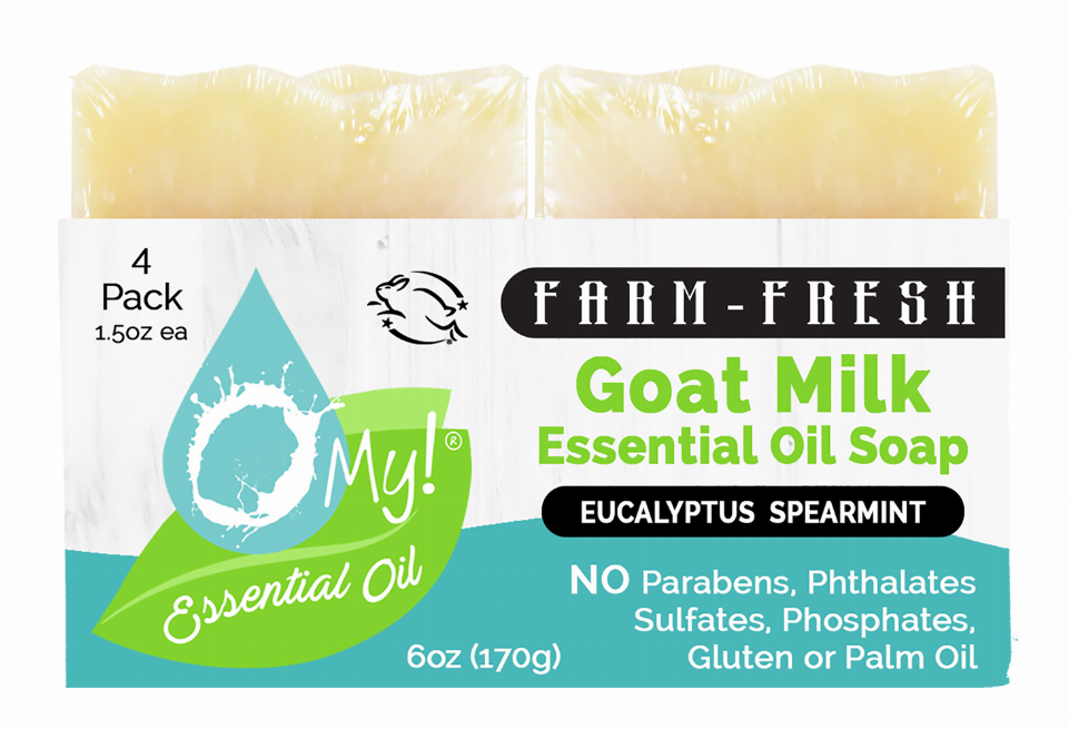 O My! Goat Milk Essential Oil Soap Bar - 6 ozEucalyptus Spearmint