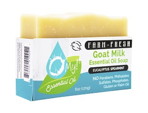 O My! Goat Milk Essential Oil Soap Bar - 6oz BarEucalyptus Spearmint