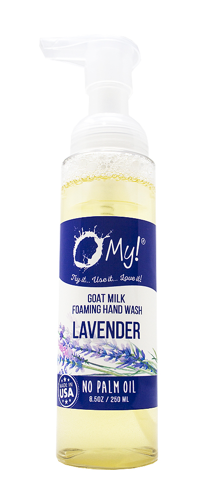 O My! Goat Milk Foaming Hand Wash - Delivers a Rich, Creamy Foam packed with Farm Fresh Goat Milk - Free of Parabens & More - Le