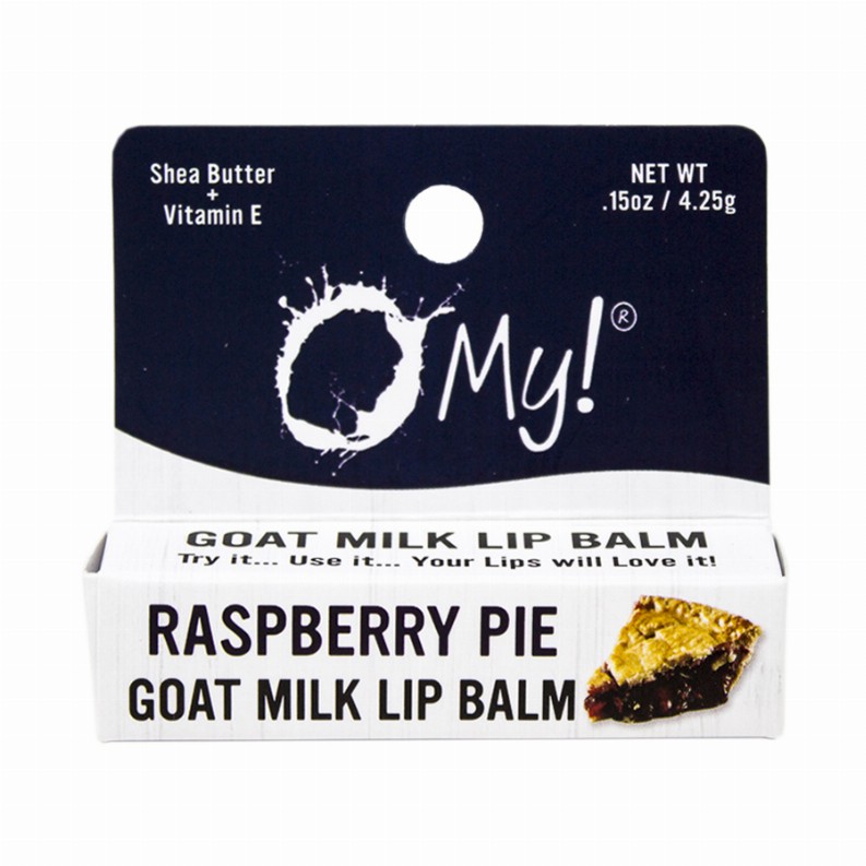 O My! Goat Milk Lip Balm - Single Pack 0.15ozRaspberry Pie