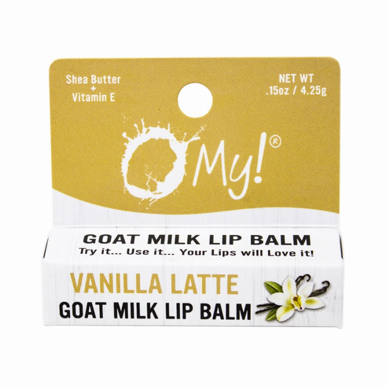 O My! Goat Milk Lip Balm - Single Pack 0.15ozVanilla Latte