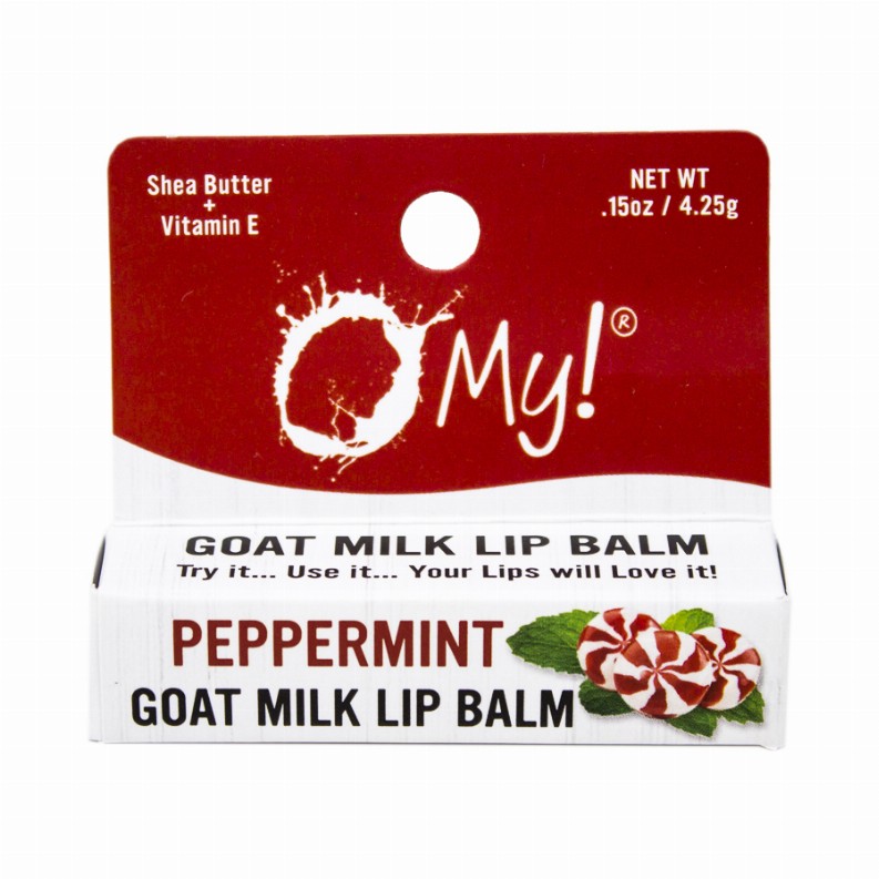O My! Goat Milk Lip Balm - 0.15oz TubePeppermint