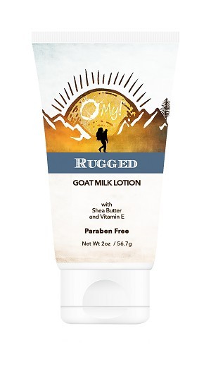 O My! Goat Milk Lotion - 2oz Black Squeeze Tube[Mens] Rugged