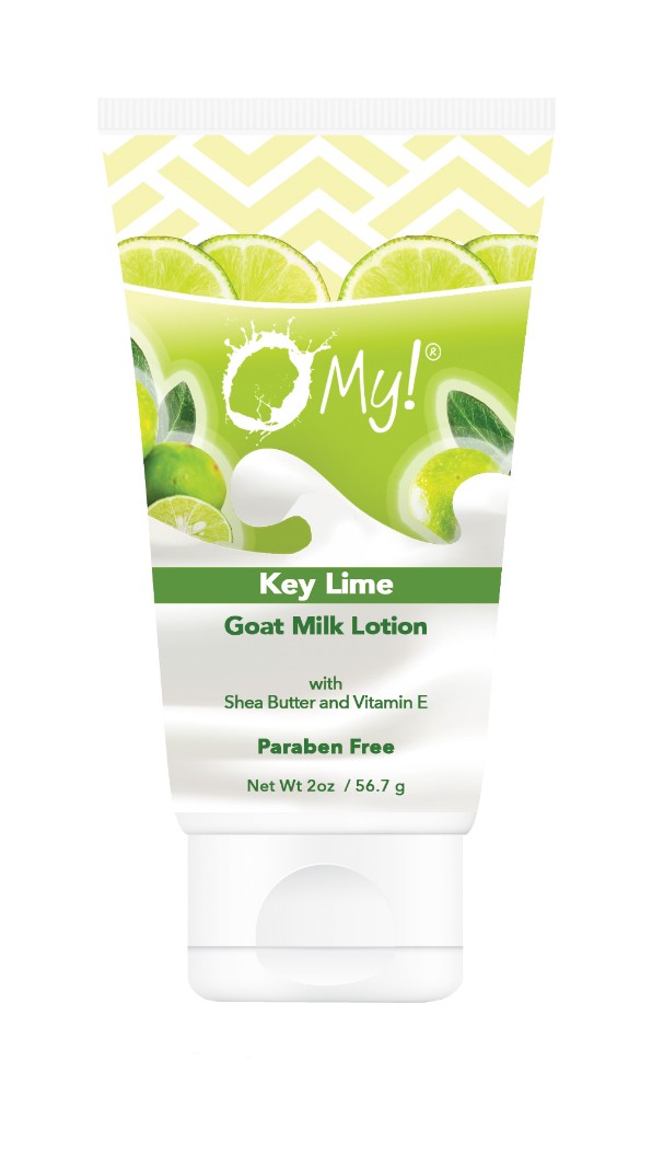 O My! Goat Milk Lotion - 2oz White Squeeze TubeKey Lime