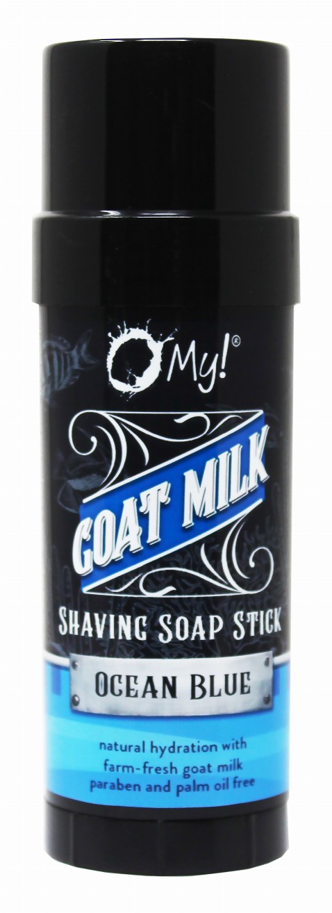 O My! Goat Milk Shaving Soap - 2.25oz Stick[Mens] Ocean Blue