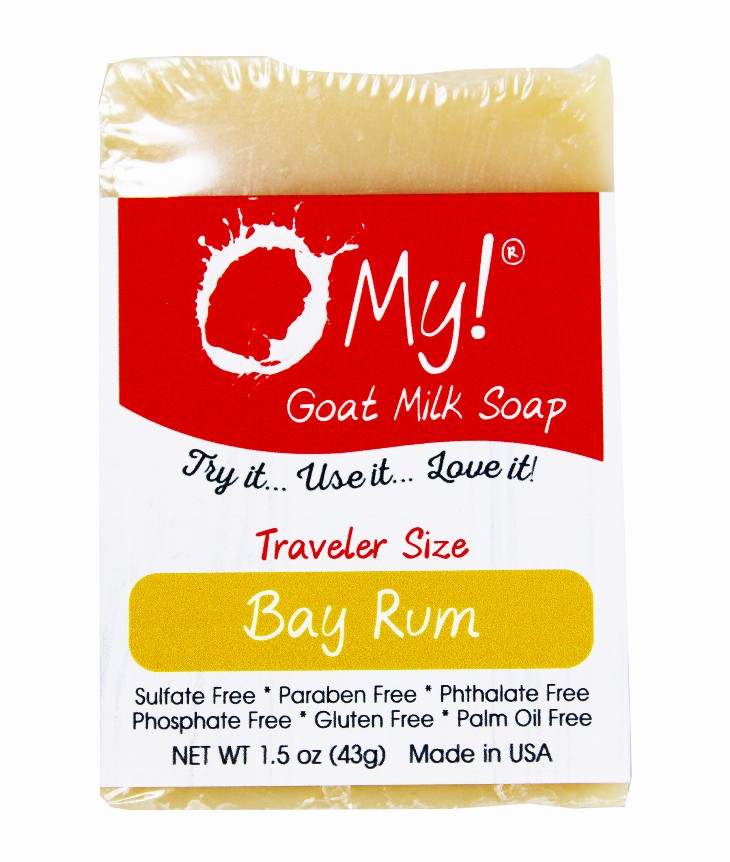 O My! Goat Milk Soap Bar - 1.5oz[Mens] Bay Rum