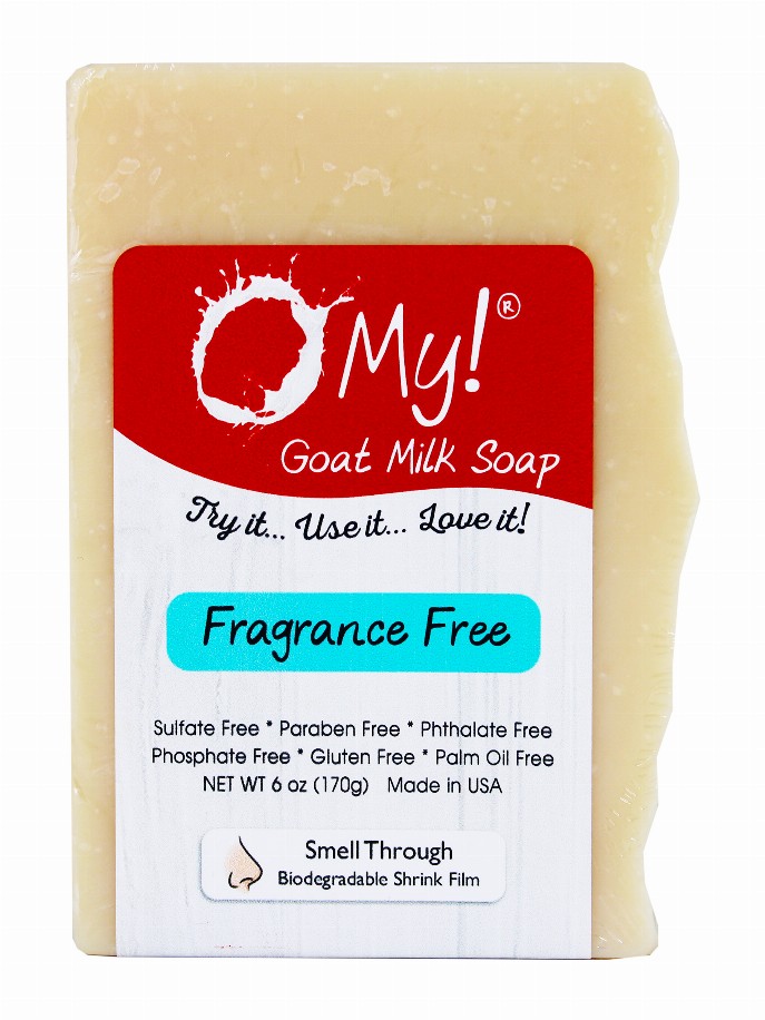 O My! Goat Milk Soap Bar - 6oz Bar Box[Mens] Fragrance Free