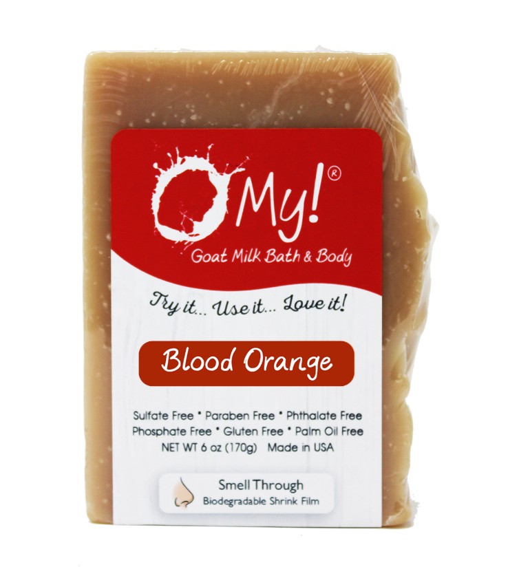 O My! Goat Milk Soap Bar - 6ozBlood Orange