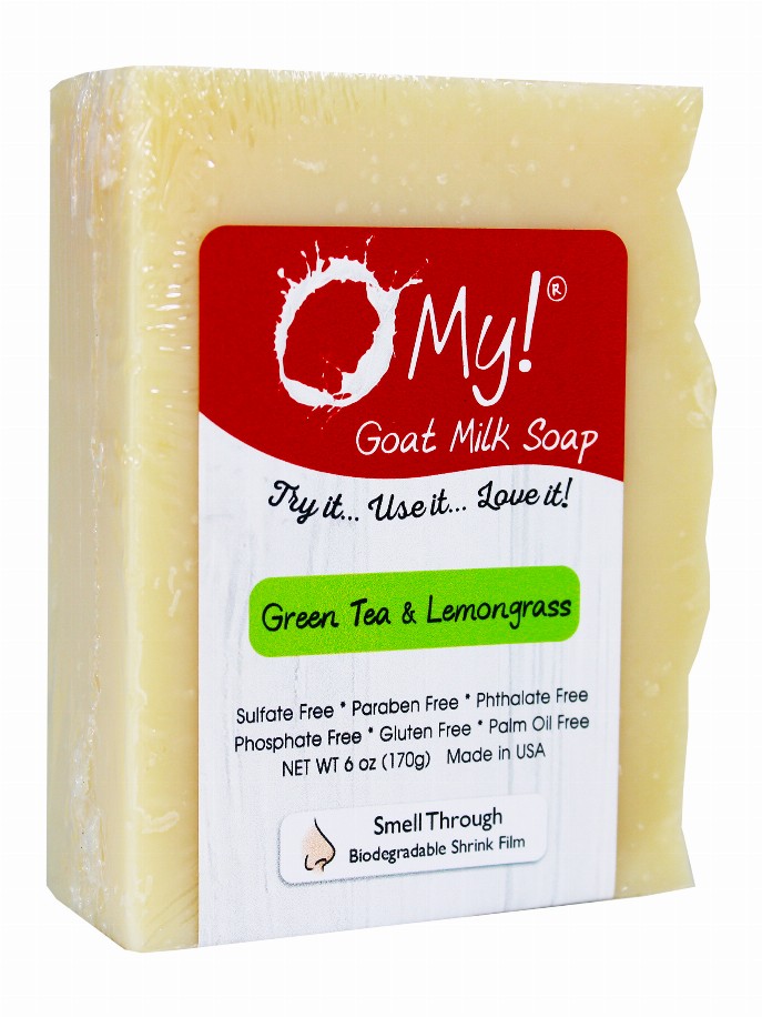 O My! Goat Milk Soap Bar - 6ozGreen Tea & Lemongrass