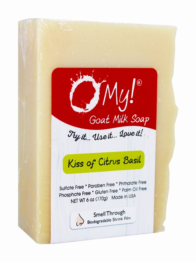 O My! Goat Milk Soap Bar - 6ozKiss of Citrus Basil