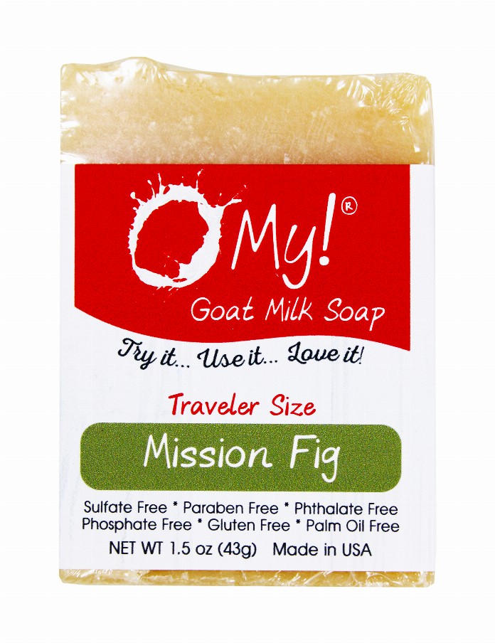 O My! Goat Milk Soap Bar - 1.5oz Traveler BarMission Fig