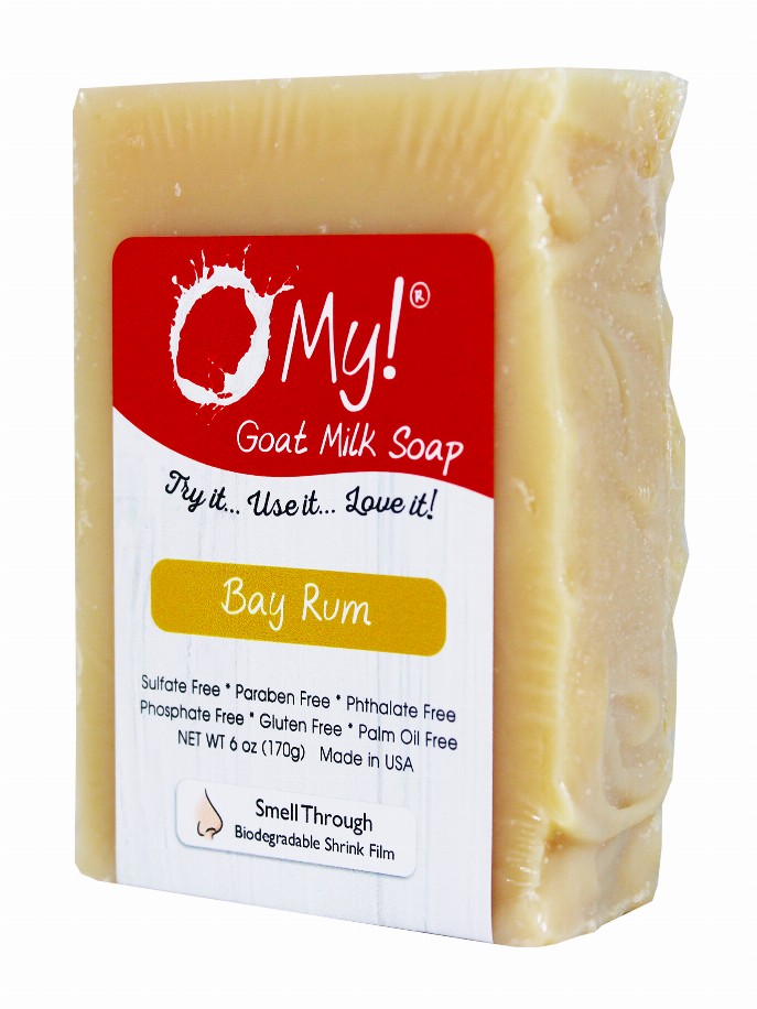 O My! Goat Milk Soap Bar - 6oz Bar[Mens] Bay Rum