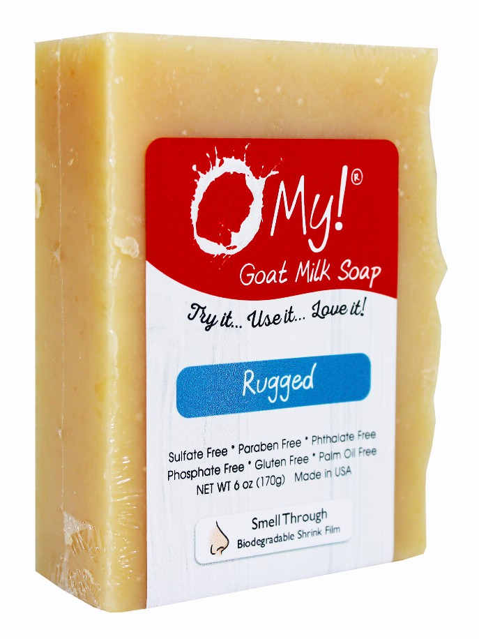 O My! Goat Milk Soap Bar - 6oz Bar[Mens] Rugged