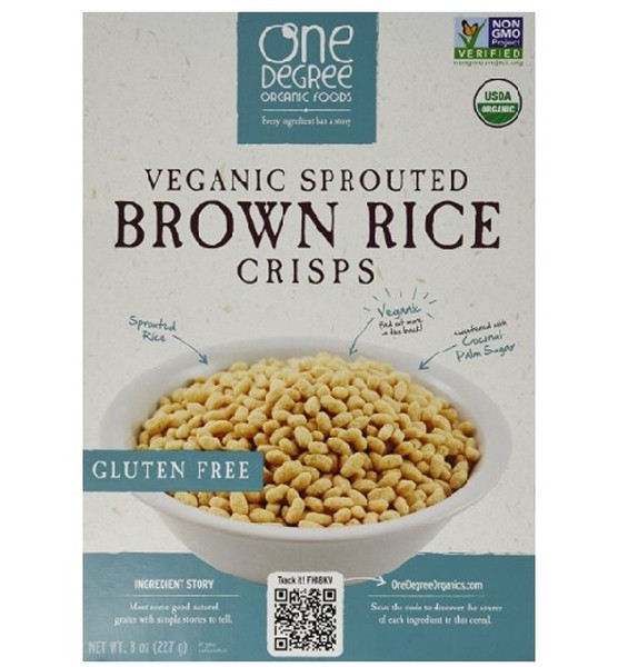 One Degree Organic Foods Odof Brown Rice Crisp (6X8 OZ)