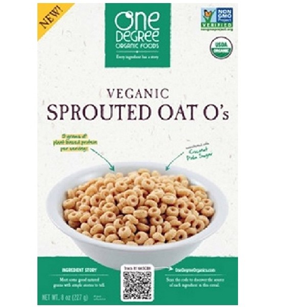 One Degree Organic Foods Odof Vegan Sprouted Oat O'S (6X8 OZ)