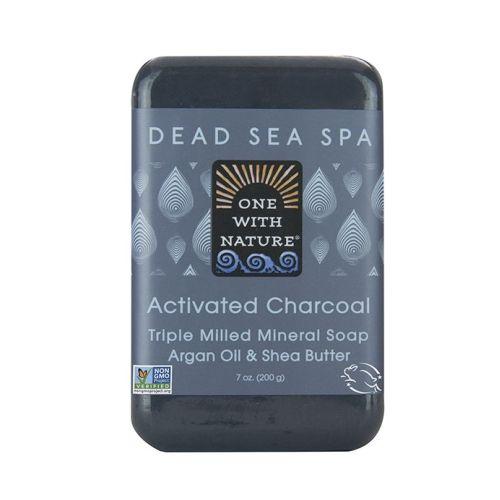 One With Nature OWN Triple Milled Mineral Soap, Actvated Charcoal (6X7 OZ)
