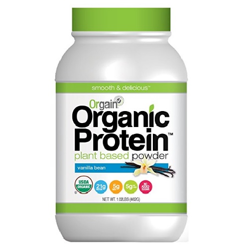 Orgain Organic Plant Based Protein Powder, Sweet Vanilla Bean (1X1.02 Lb )