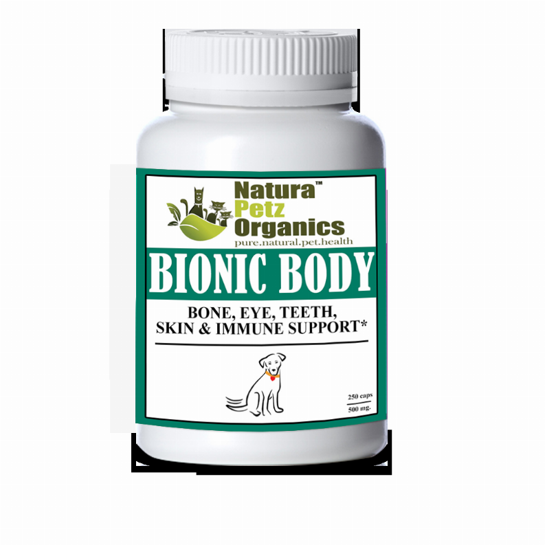 Bionic Body - Antioxidant Bone, Eye, Teeth, Skin & Immune Support* DOG /250 caps / 500 mg 