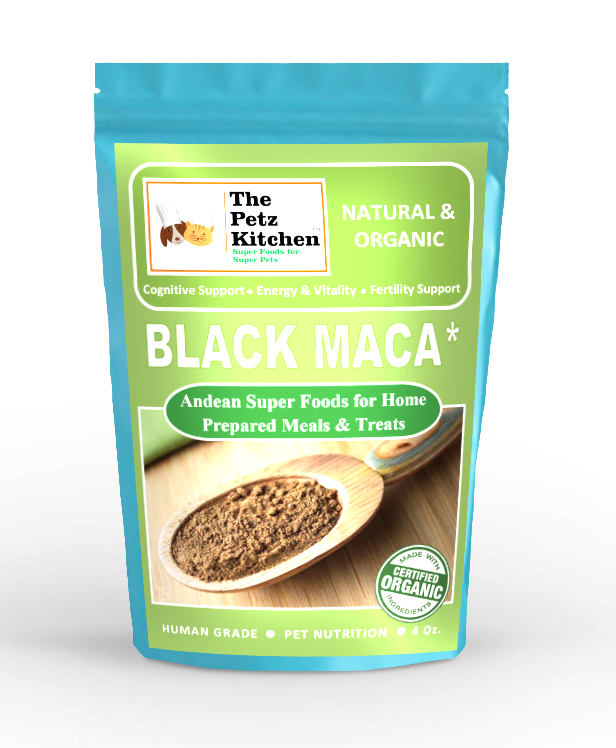 Black Maca - Cognitive Energy & Fertility Support* The Petz Kitchen - Organic & Human Grade Ingredients For Home Prepared Meals 