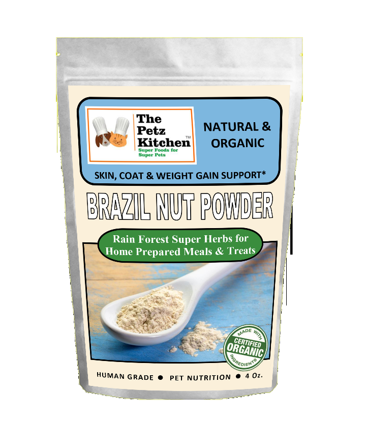 Brazil Nut - Skin, Coat & Weight Gain Support* The Petz Kitchen Dog & Cat Holistic Super Foods*