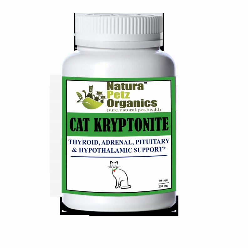 Dog And Cat Kryptonite Adrenal, Thyroid, Pituitary & Hypothalamic Support* - CAT// 90 caps /  250 mg /